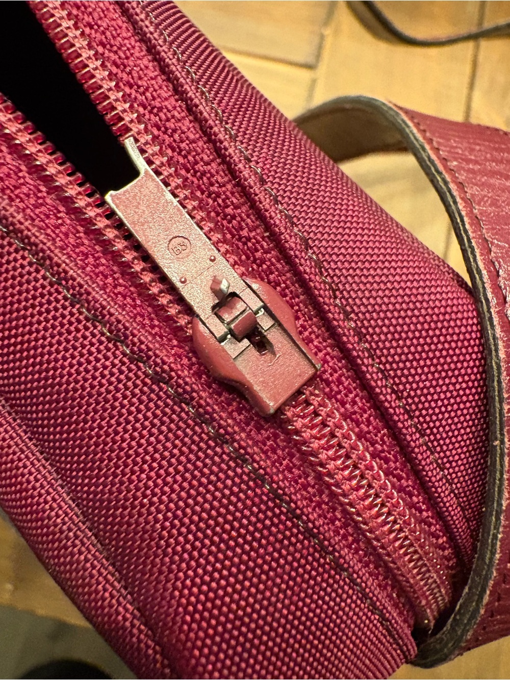 ❤️Dior - Vintage Burgundy Monogram Canvas Crossbody CD Logo Trotter Style - Picture 10 of 12
